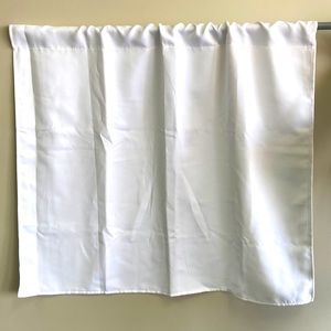 100% polyester white curtains